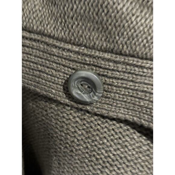 Tweeds Womens Knit cardigan Sweater Sz M Green Pockets 3/4 Sleeve wool boho cozy - Picture 7 of 8